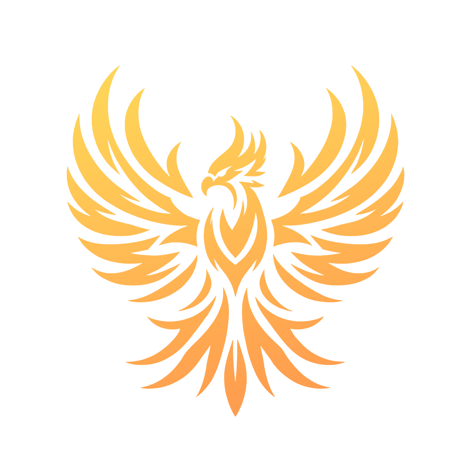 Vindicta Productions golden phoenix logo